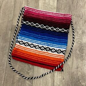 Crossbody Serape Mexican Blanket Purse